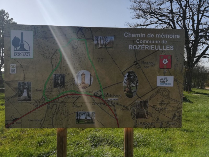 Chemin de memoire de Rozerieuilles (France – Moselle)