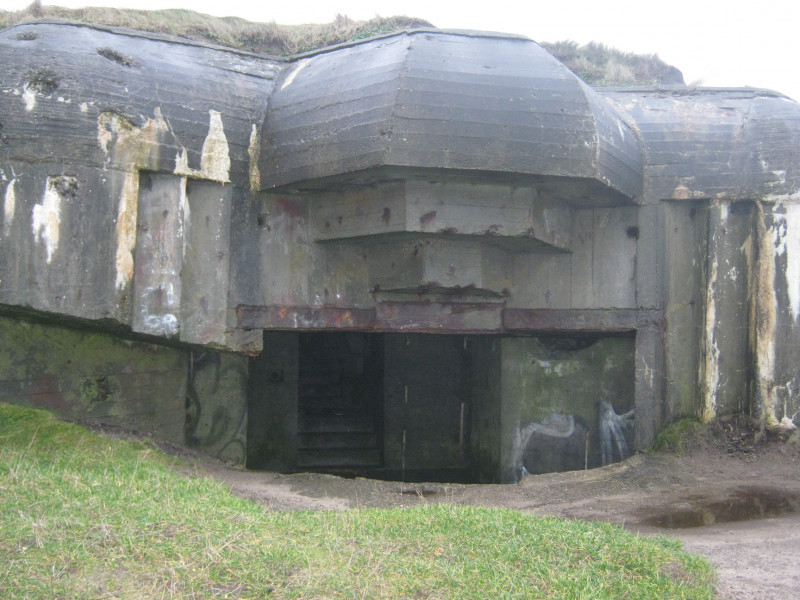 Le mur de l’Atlantique à Hirsthals, Danemark. The Atlantic Wall at Hirsthals, Denmark