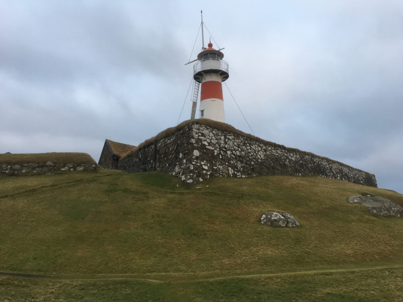 Skansin, la forteresse de Tórshavn, la capitale des îles Féroé /Skansin, the fortress in Tórshavn, the capital of the Faroe Islands