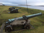 Skansin, la forteresse de Tórshavn, la capitale des îles Féroé /Skansin, the fortress in Tórshavn, the capital of the Faroe Islands