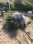 Monument à la gloire des amérindiens de la libération à St Laurent sur Mer (France – Calvados)
