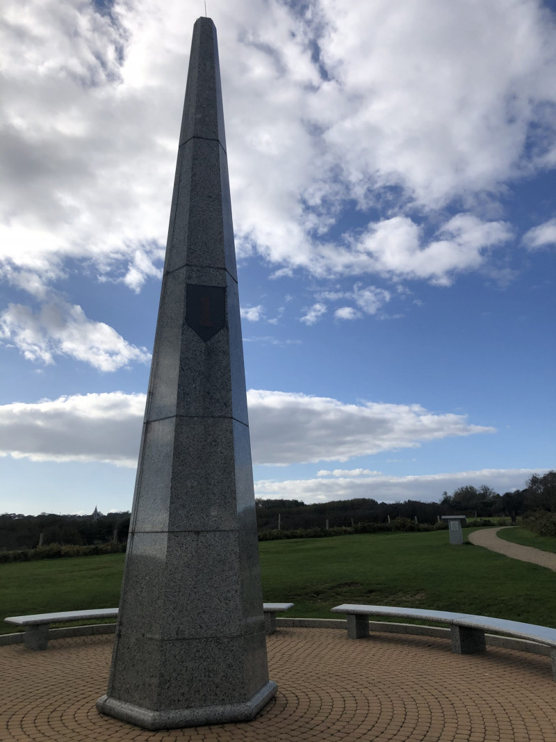 Mémorial de la 1ère Division d’infanterie américaine à Colleville sur mer (France – Calvados)