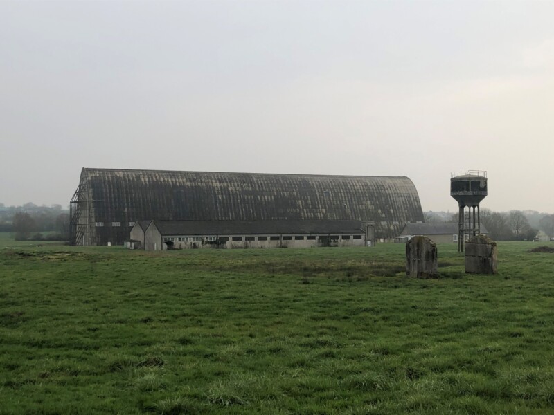 Hangar à dirigeable à Ecausseville (Franche – Manche)